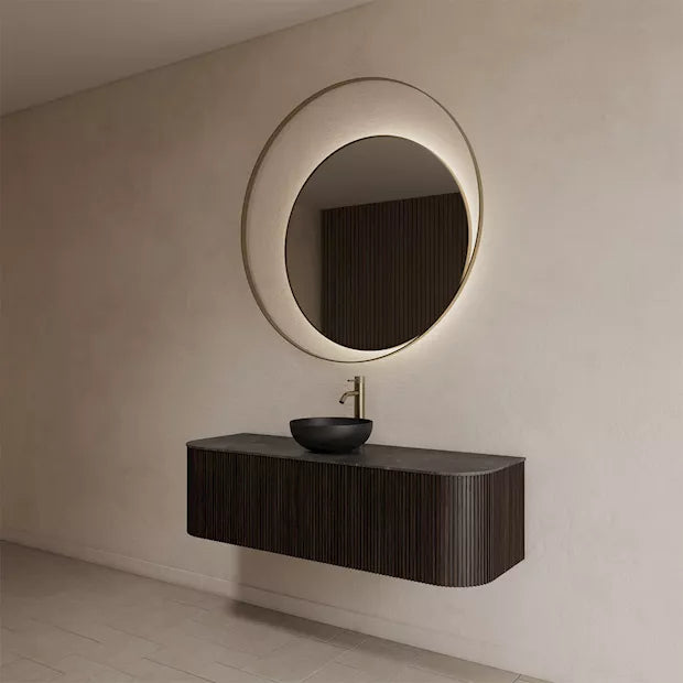 Spiegel Kosmos Mat Goud 120 cm