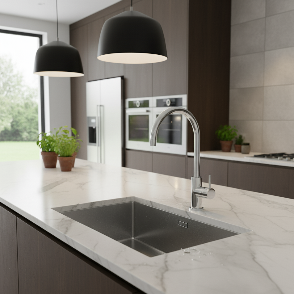 Lavigo Sky keukenkraan coldstart - Chroom