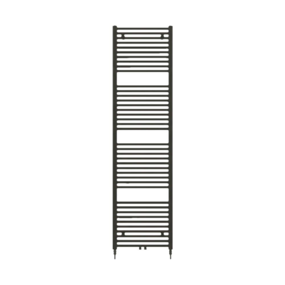 Lavigo Apollo Round radiator - Mat Zwart 1800x600mm
